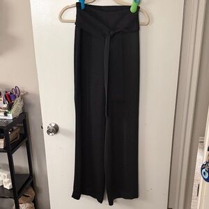 Express Black Wide-Leg Pants